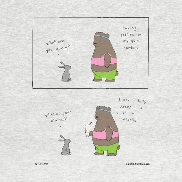 Gym Selfie by Liz Climo